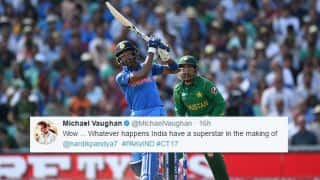 Champions Trophy 2017 Final: Hardik Pandya sets Twitter abuzz with fastest fifty in ICC tournament finals, mix-up with Ravindra Jadeja